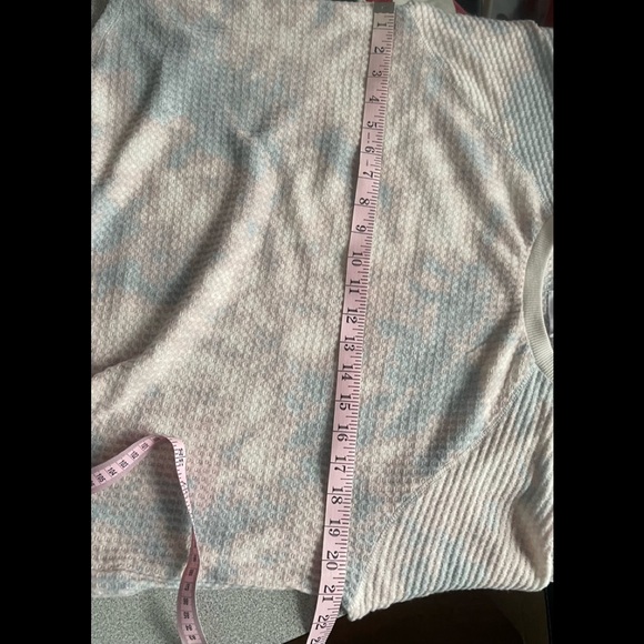 Danskin Marble Print Waffle 2pc Pj Set Size Large - Picture 10 of 15